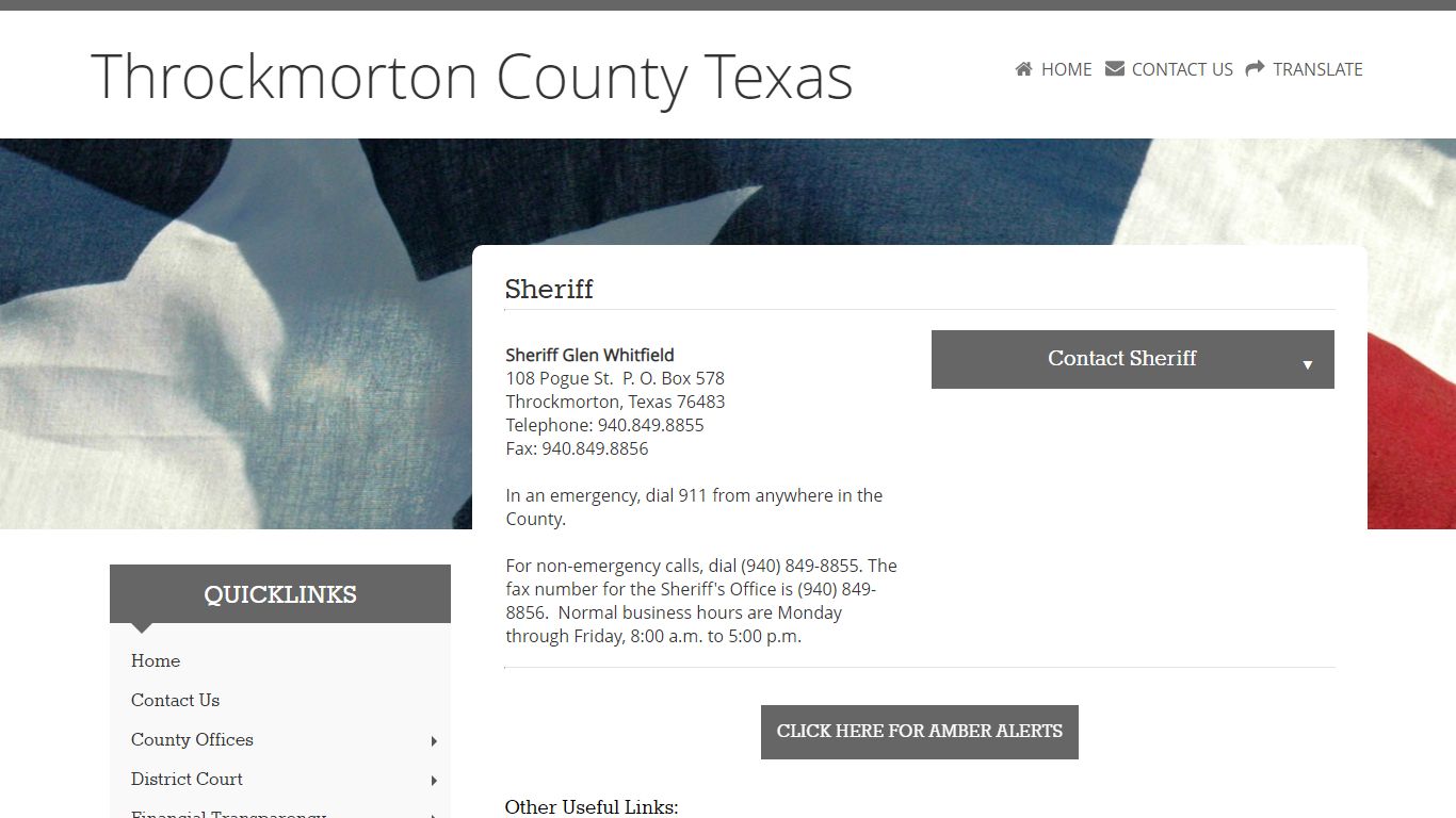 Throckmorton County Sheriff