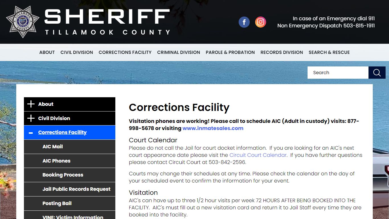 Corrections Facility | Tillamook County OR