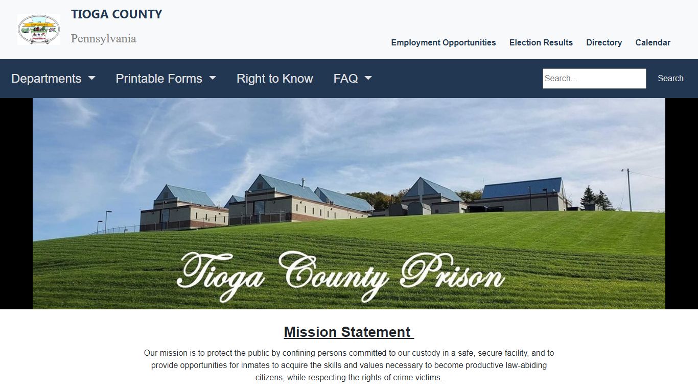 Tioga County PA - Prison