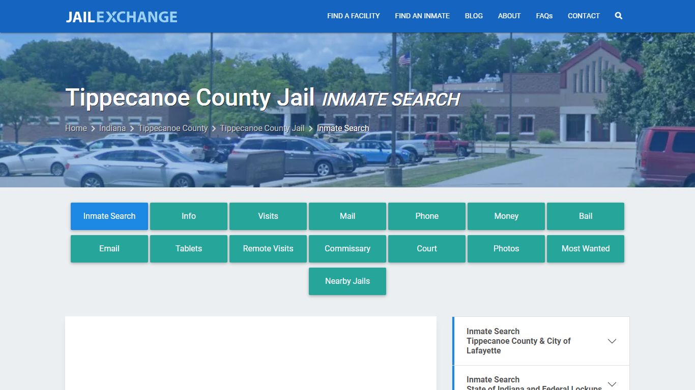 Tippecanoe County Jail Inmate Search - Jail Exchange