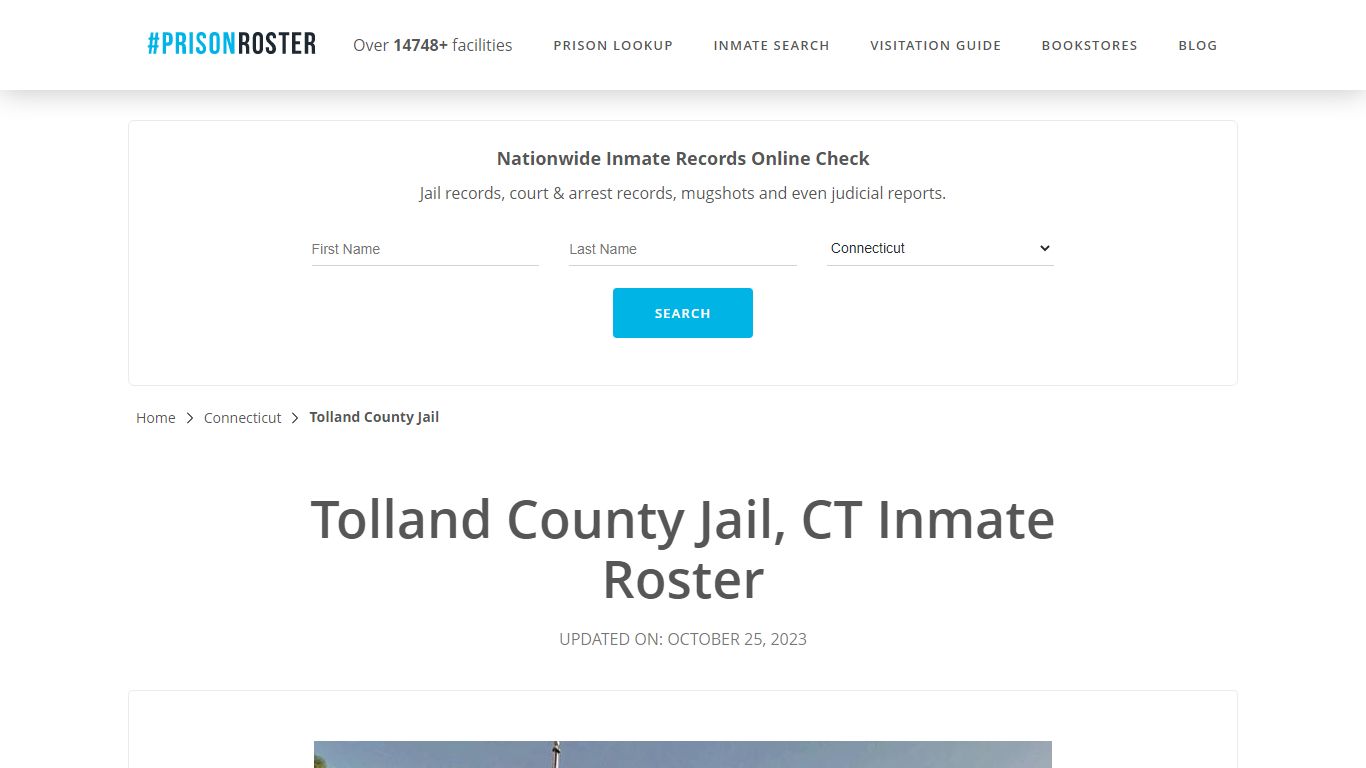 Tolland County Jail, CT Inmate Roster - Prisonroster