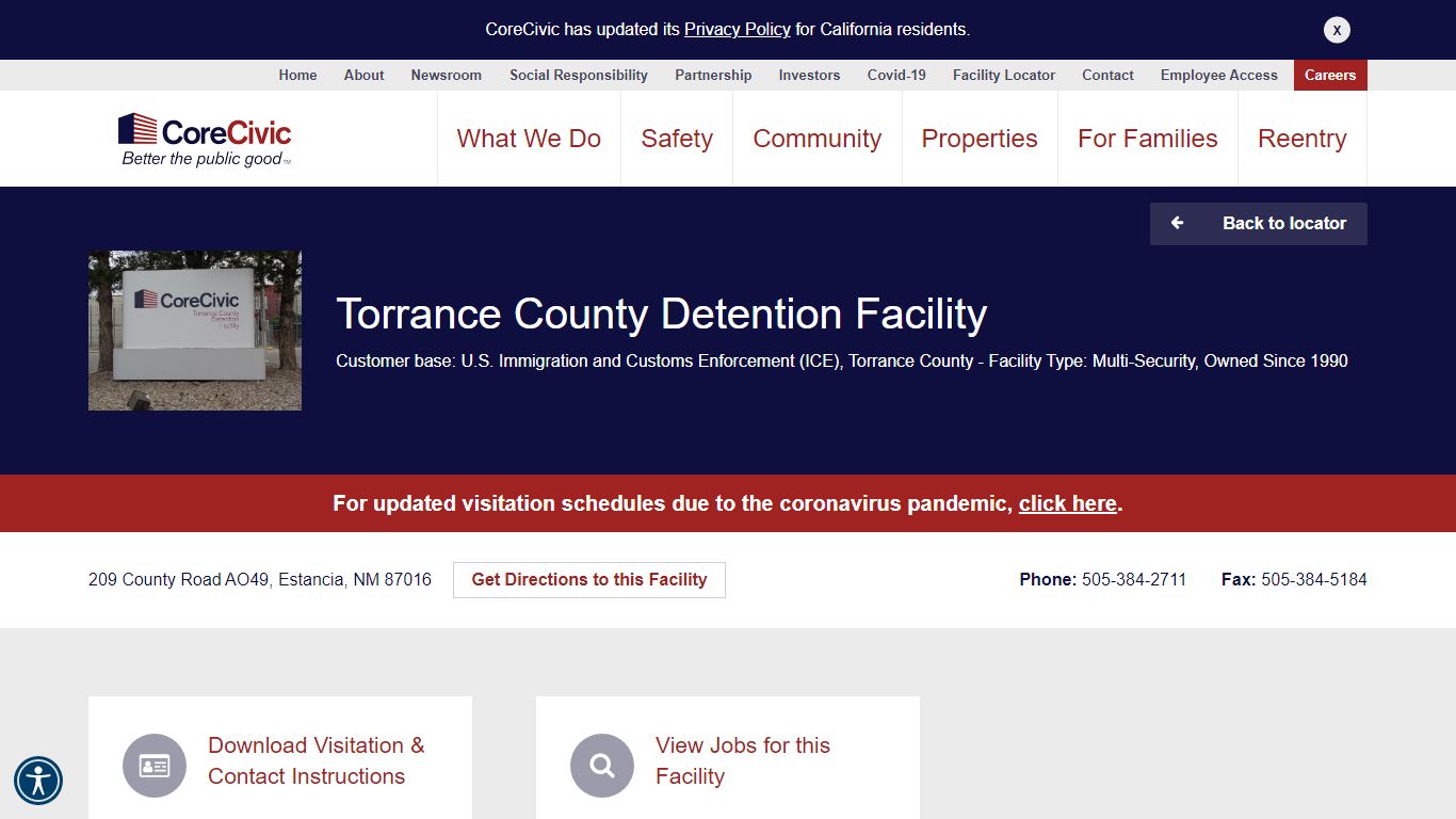 Torrance County Detention Facility - CoreCivic