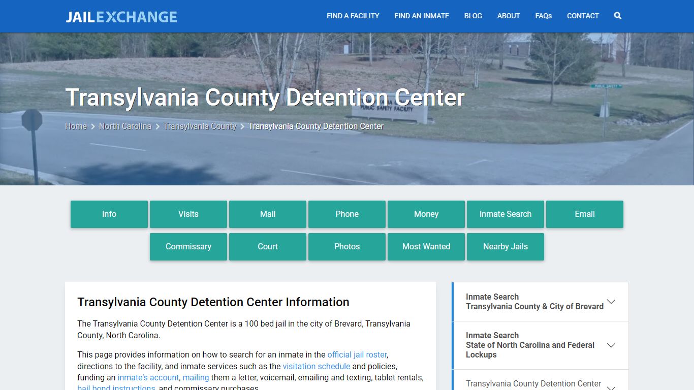 Transylvania County Detention Center - Jail Exchange