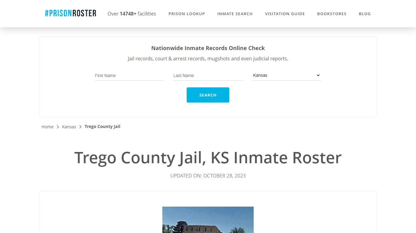 Trego County Jail, KS Inmate Roster - Prisonroster