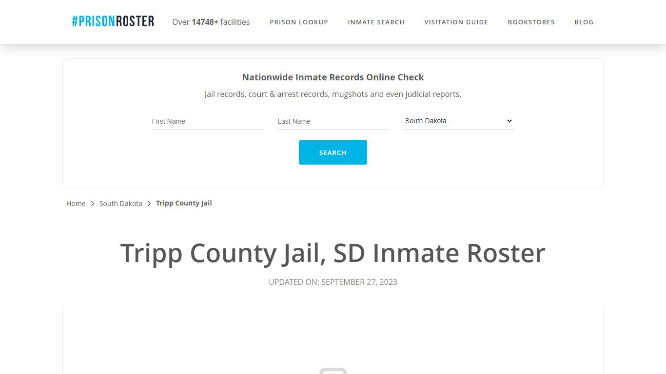 Tripp County Jail, SD Inmate Roster - Prisonroster