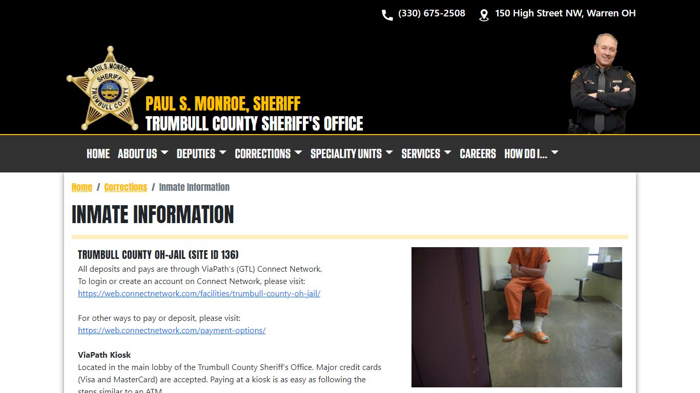 Inmate Information - Trumbull County Sheriff