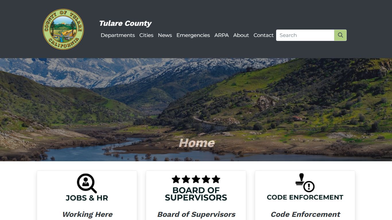 Home - Tulare County Sheriff - Tulare County, California