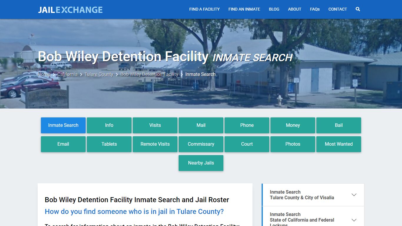 Bob Wiley Detention Facility Inmate Search - Jail Exchange