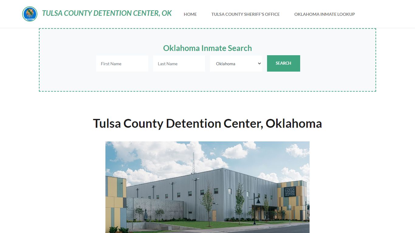 Tulsa County Detention Center, OK Inmate Roster, Offender Search