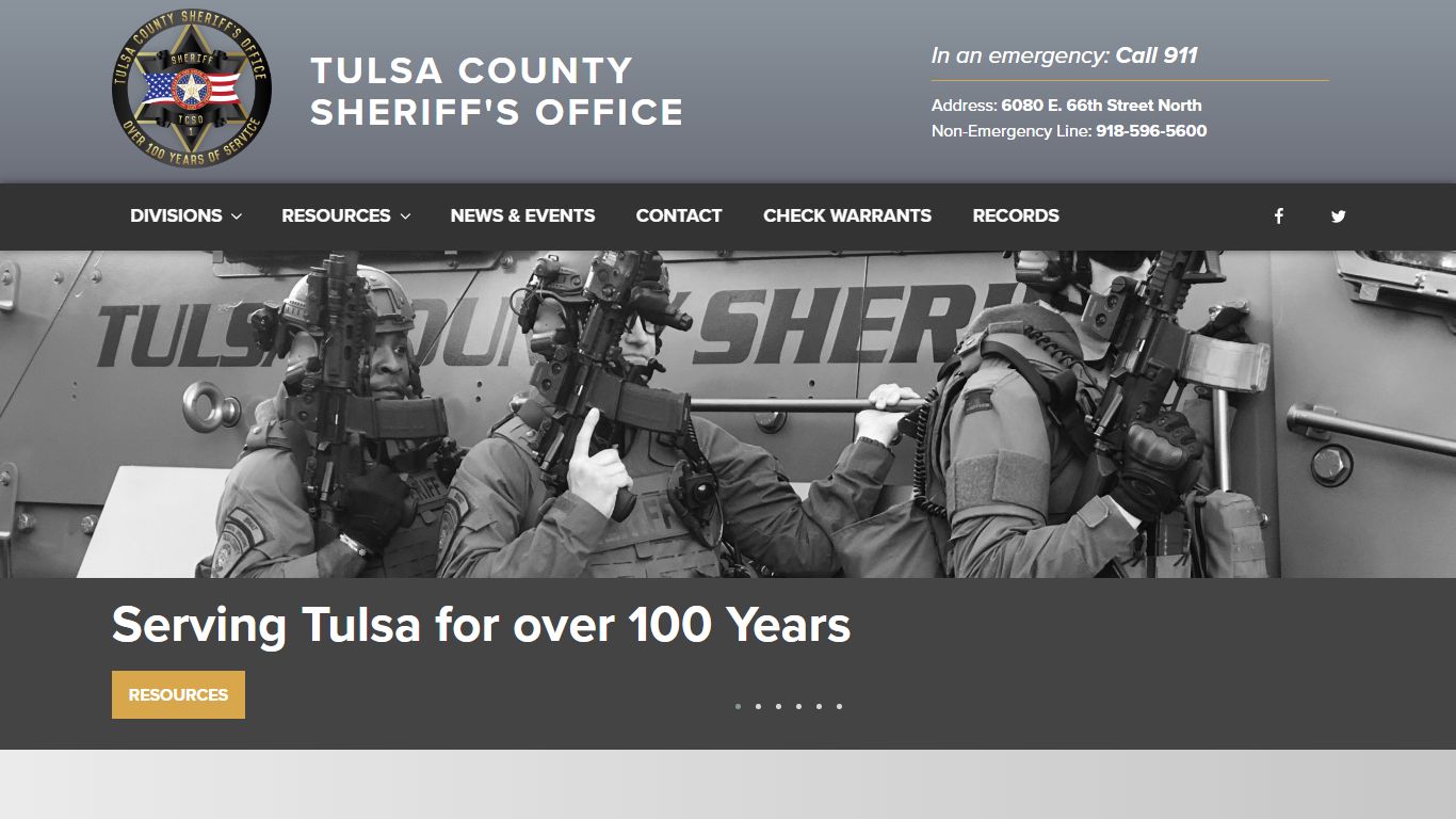 Home - Tulsa County Sheriff's Office