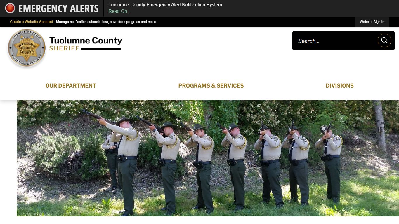 Sheriff's Office | Tuolumne County, CA - Official Website