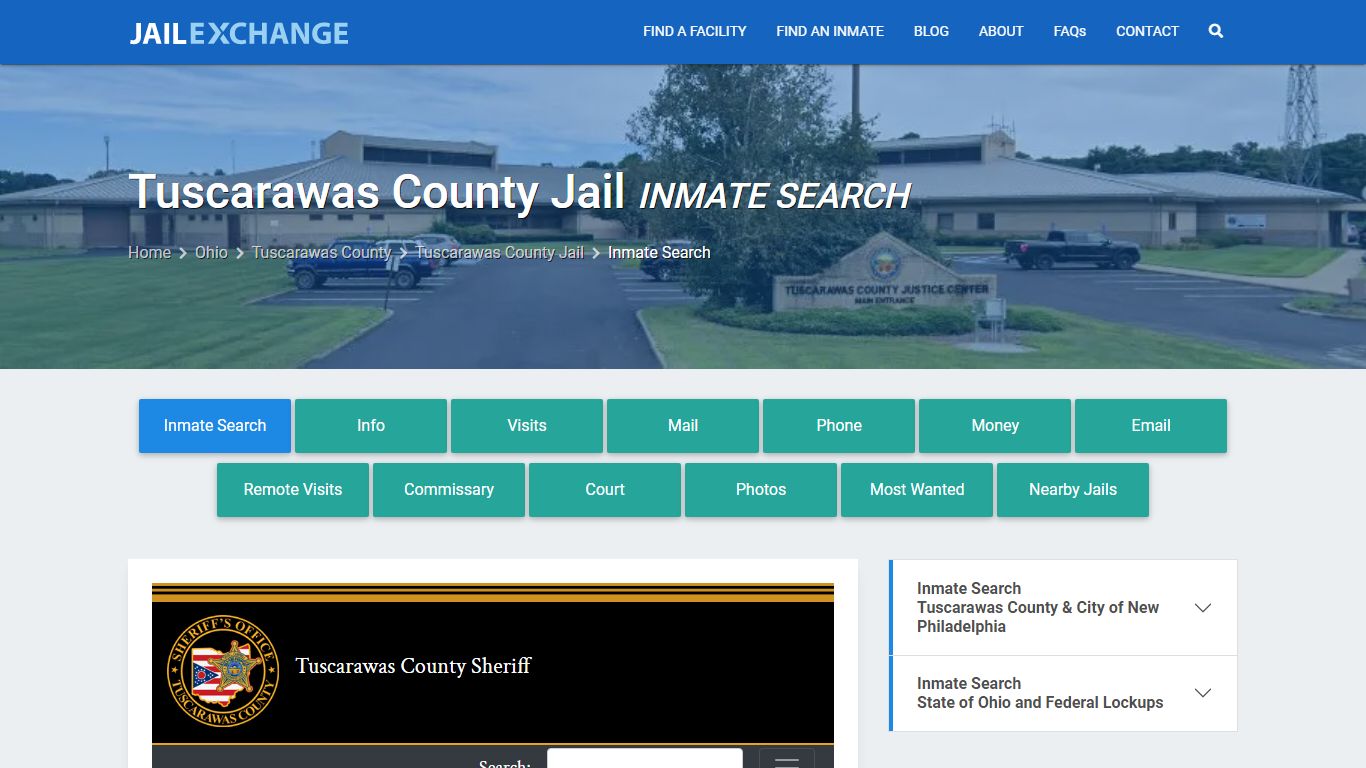 Tuscarawas County Jail Inmate Search - Jail Exchange