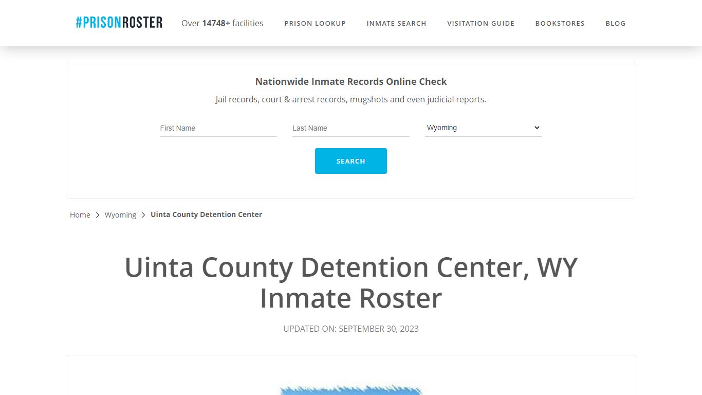 Uinta County Detention Center, WY Inmate Roster - Prisonroster