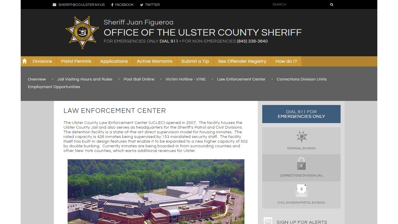 Law Enforcement Center | Ulster County