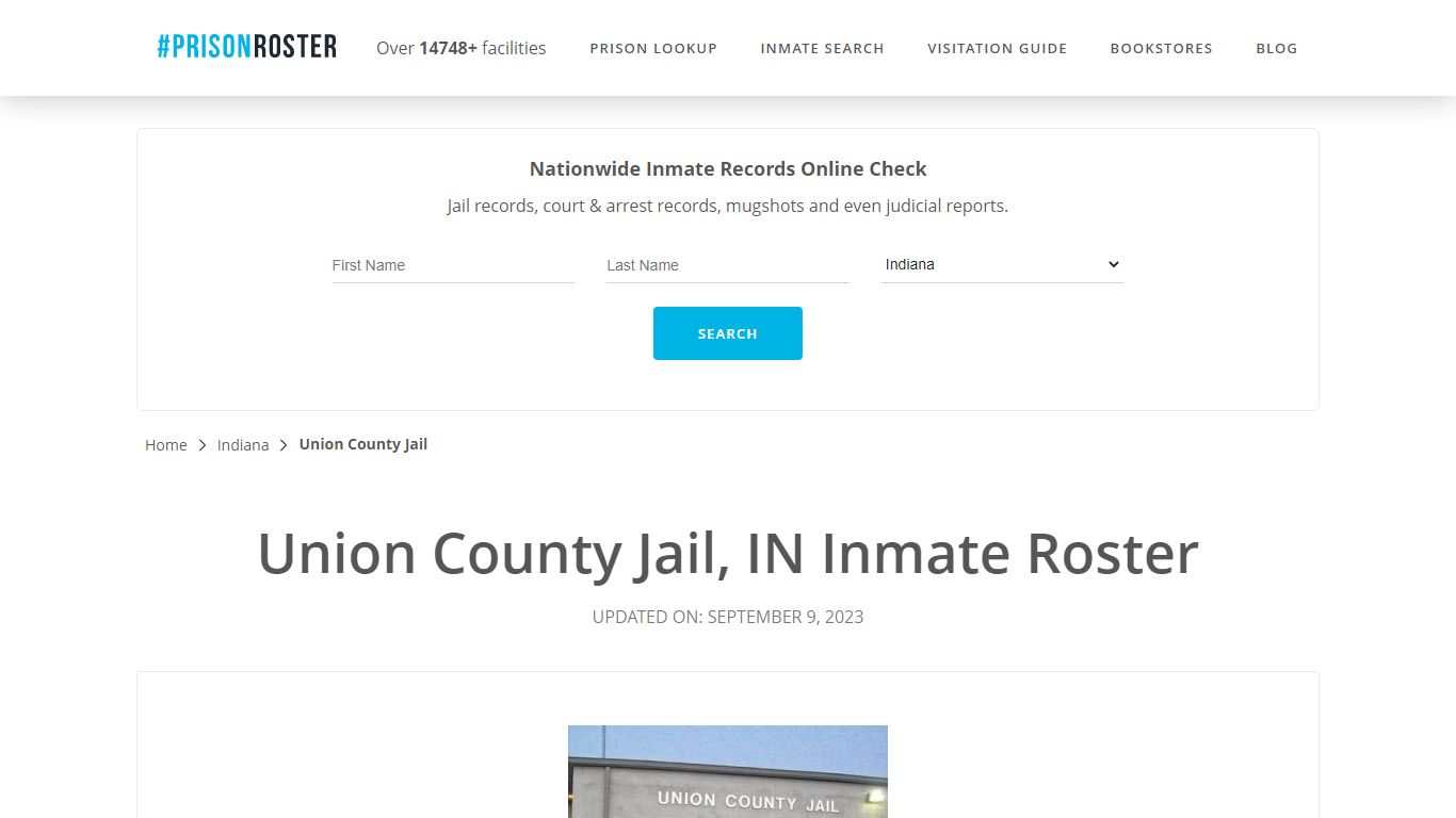 Union County Jail, IN Inmate Roster - Prisonroster