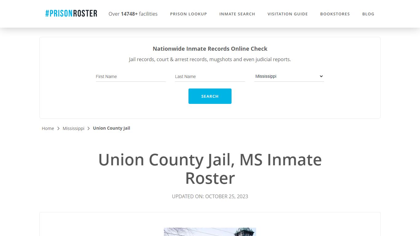 Union County Jail, MS Inmate Roster - Prisonroster