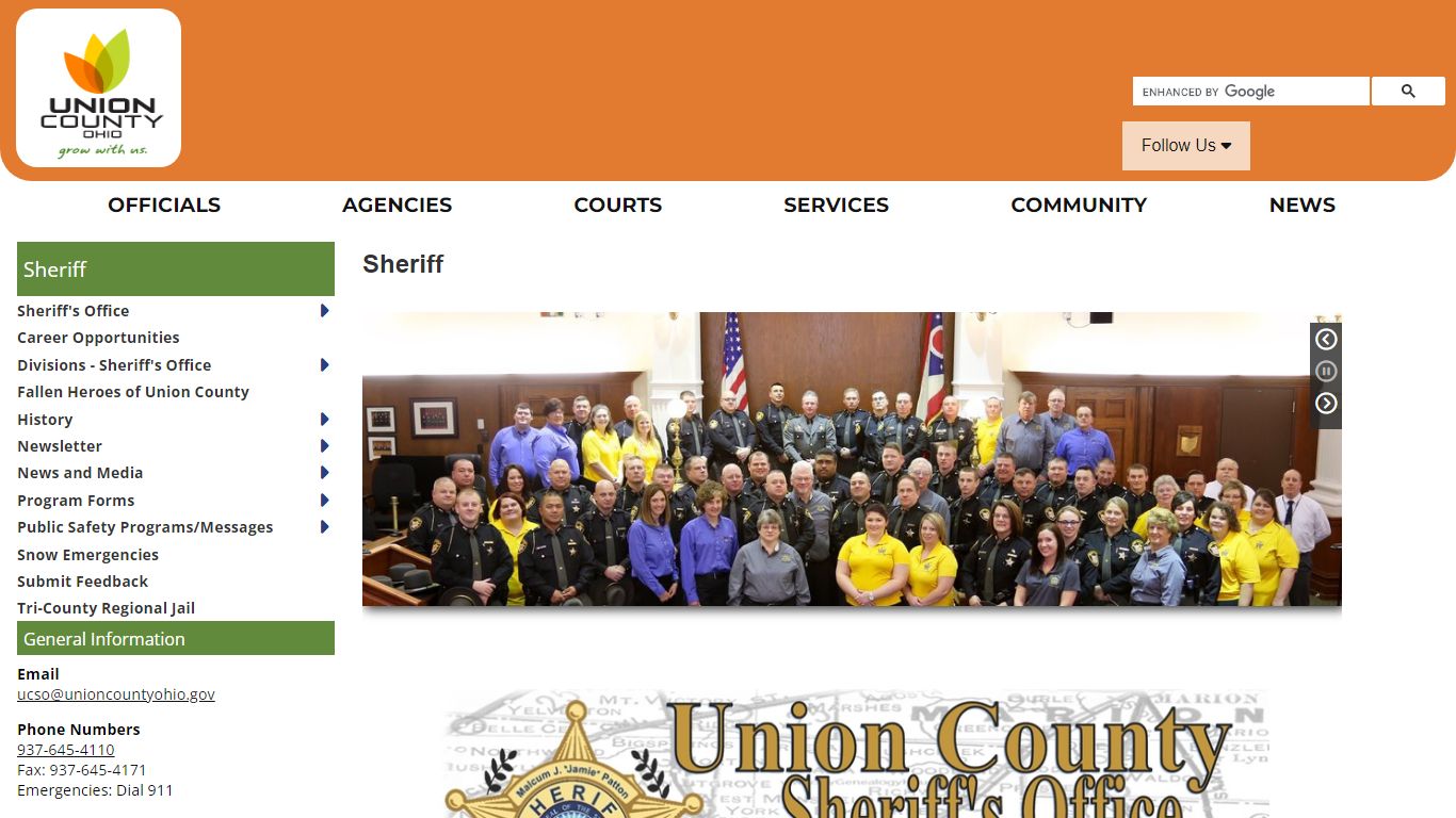Union County, Ohio - Sheriff