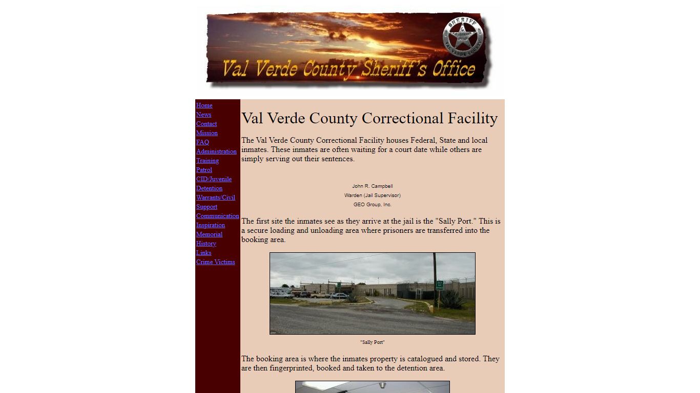VVSO Detention Center - Val Verde Sheriff