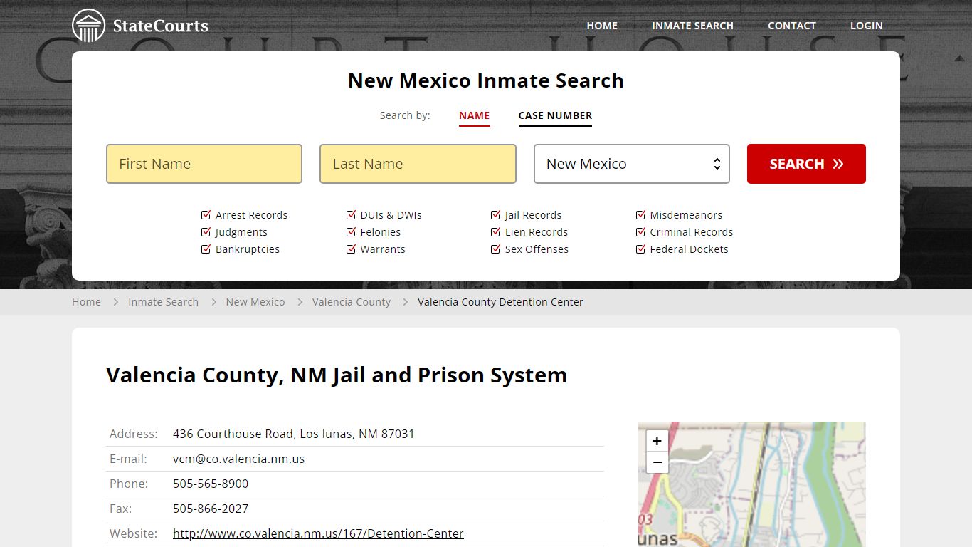 Valencia County Detention Center Inmate Records Search, New Mexico ...