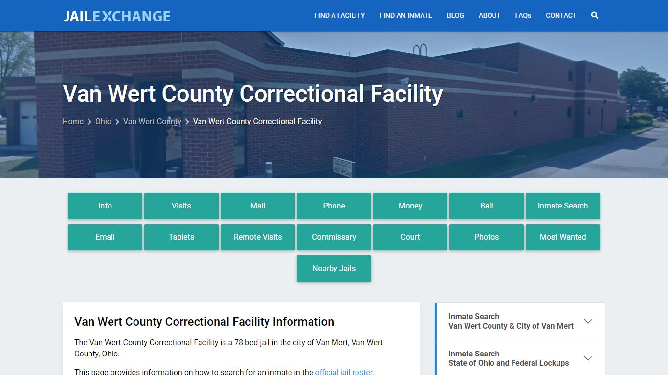 Van Wert County Correctional Facility - Jail Exchange