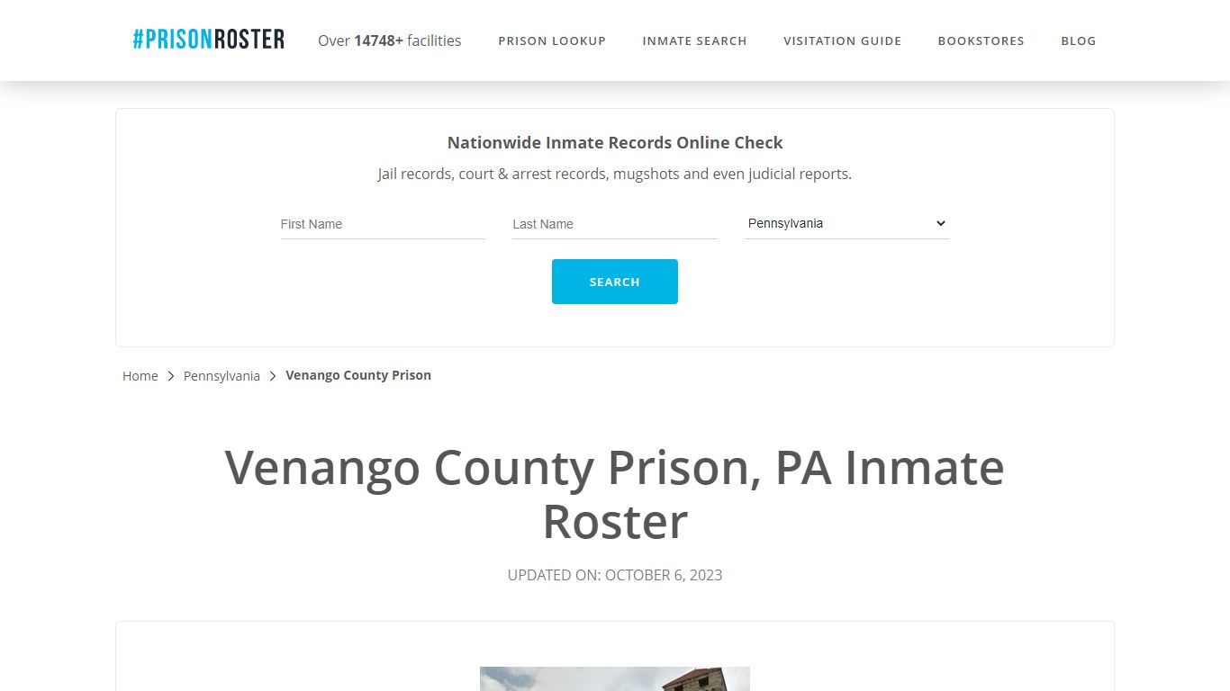 Venango County Prison, PA Inmate Roster - Prisonroster