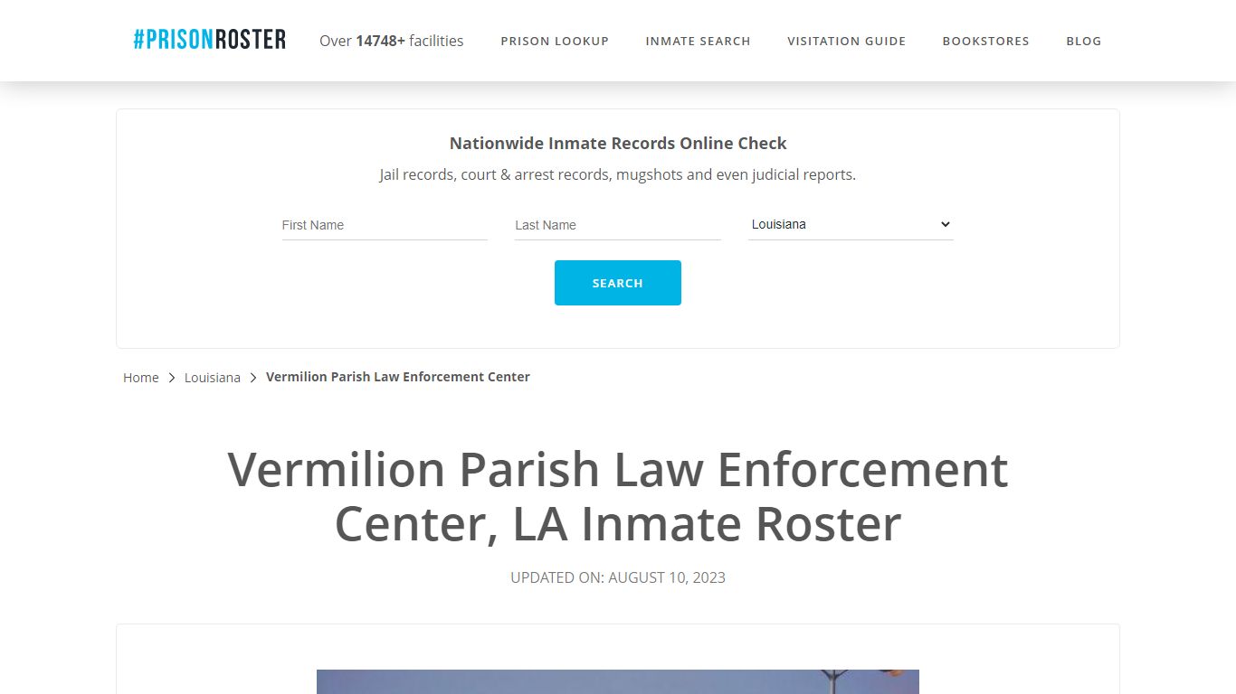 Vermilion Parish Law Enforcement Center, LA Inmate Roster - Prisonroster