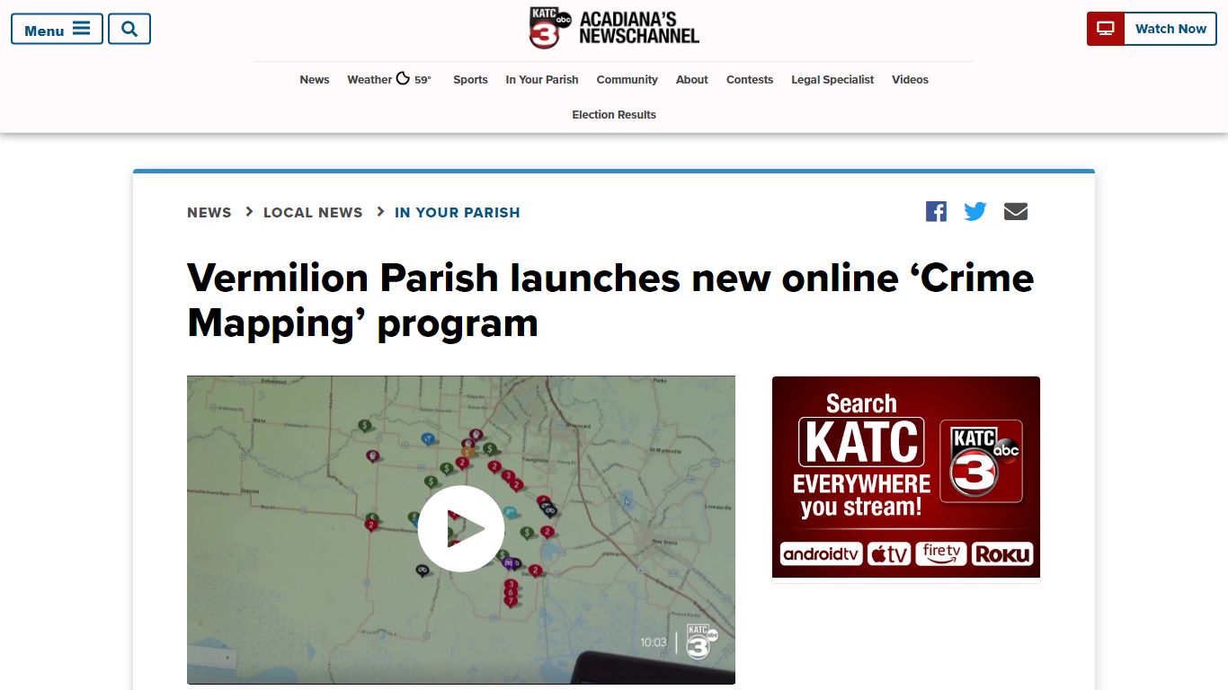 Vermilion Parish launches new online ‘Crime Mapping’ program