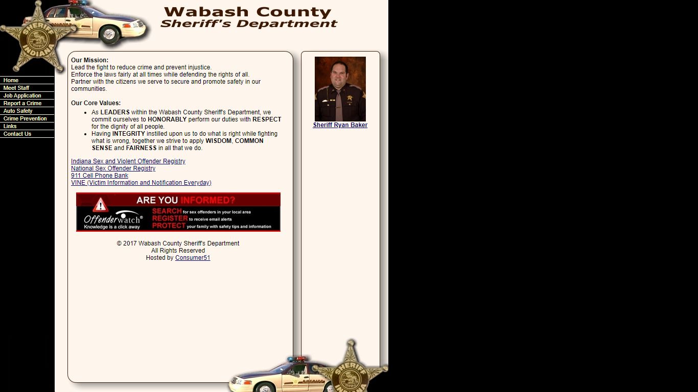 Wabash County Sheriff's Department - Welcome