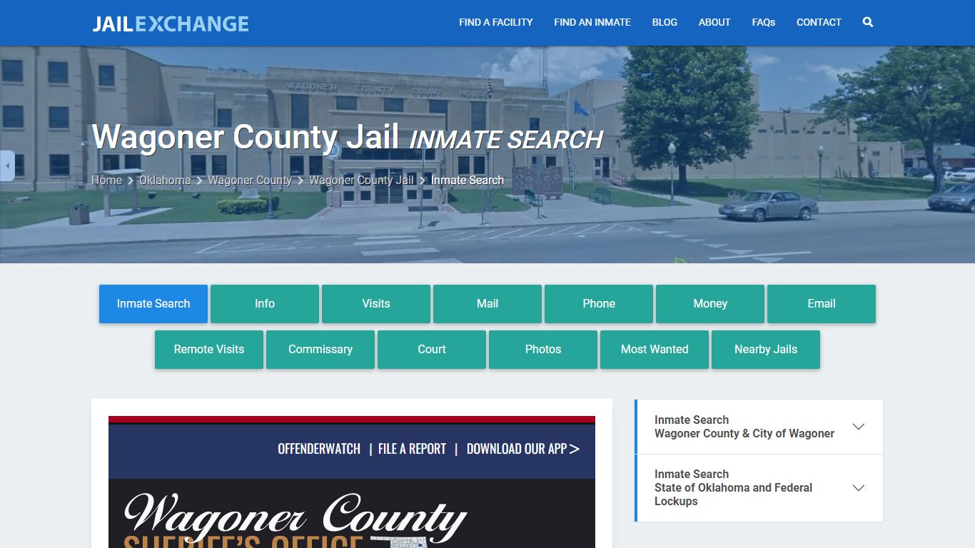 Inmate Search: Roster & Mugshots - Wagoner County Jail, OK
