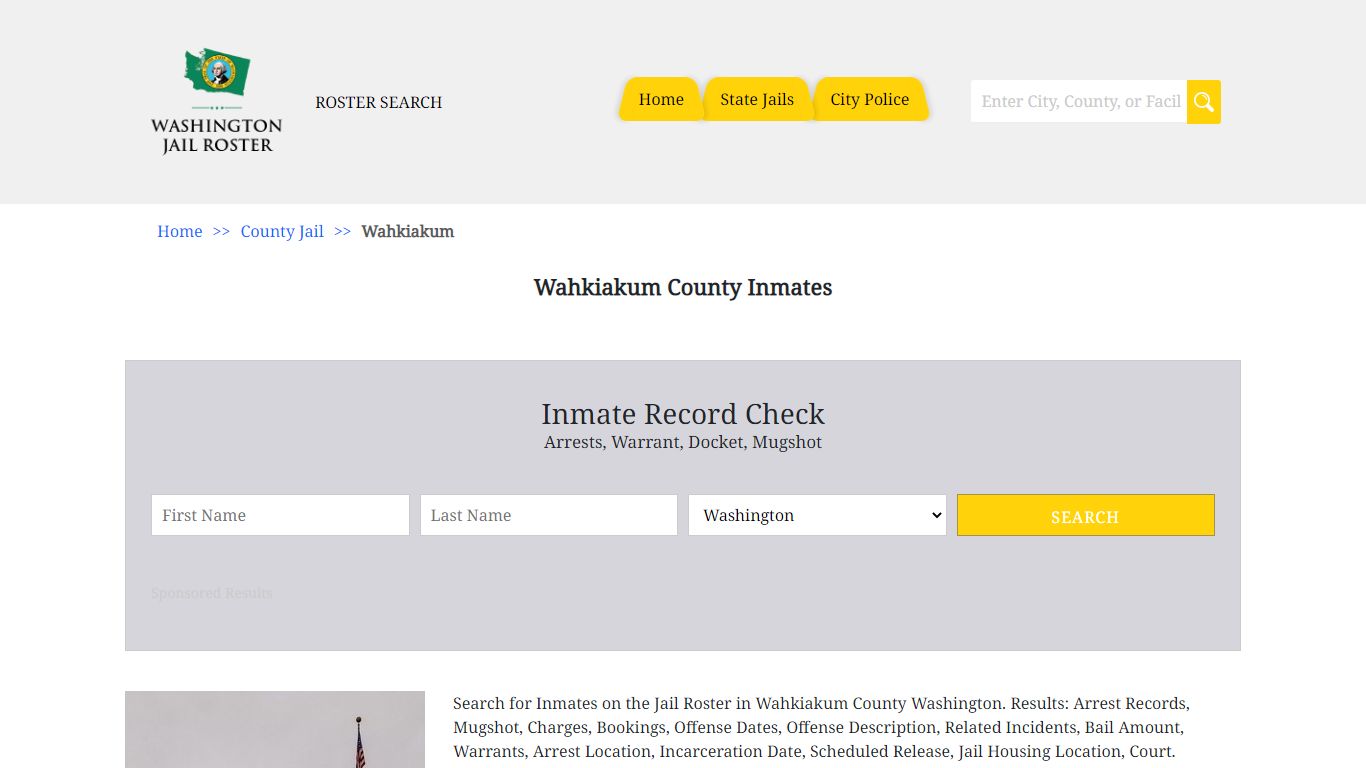 Wahkiakum County Inmates | Jail Roster Search