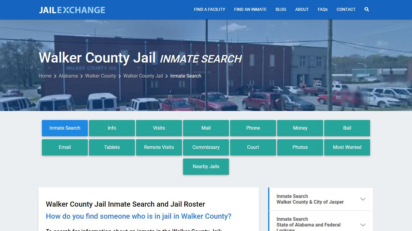 Inmate Search: Roster & Mugshots - Walker County Jail, AL