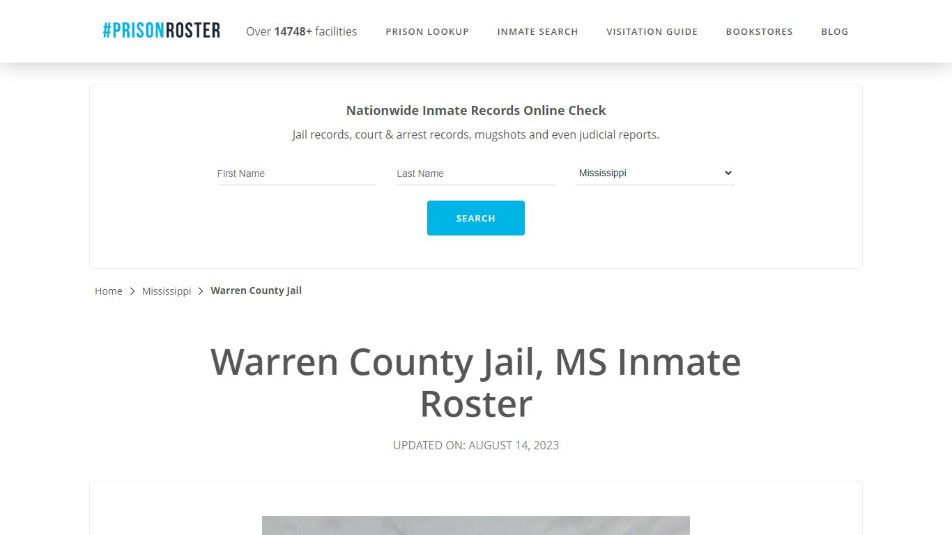 Warren County Jail, MS Inmate Roster - Prisonroster