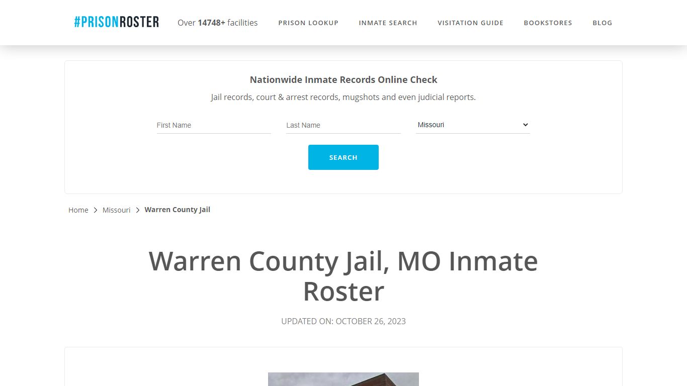 Warren County Jail, MO Inmate Roster - Prisonroster