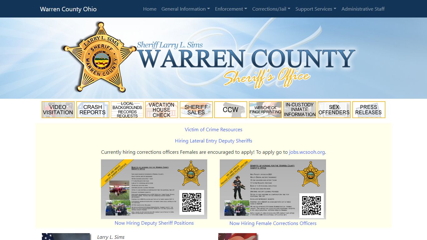 Sheriff's Office - wcsooh.org