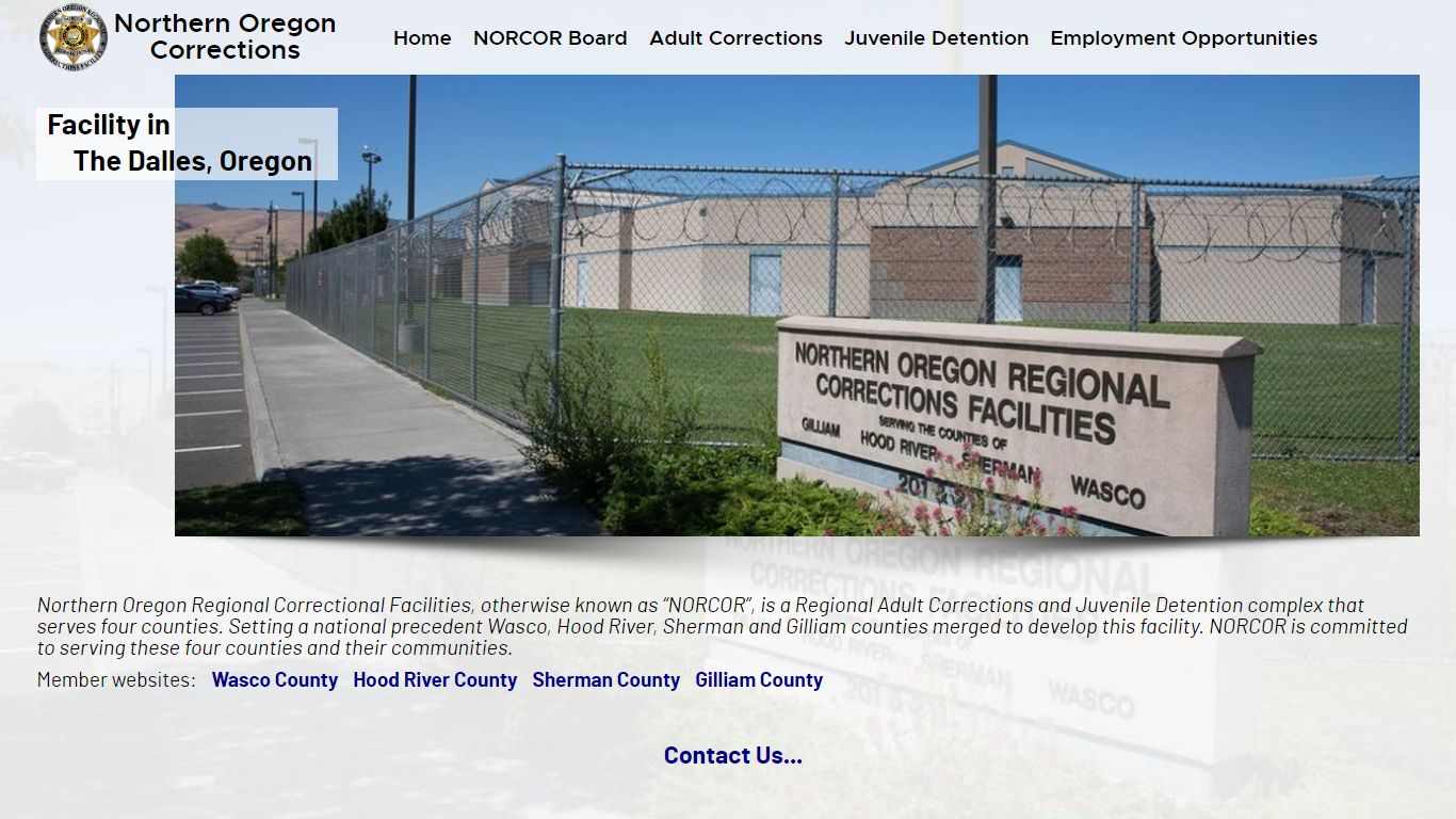 NORCOR: Home | Northern Oregon Regional Correctional Facility