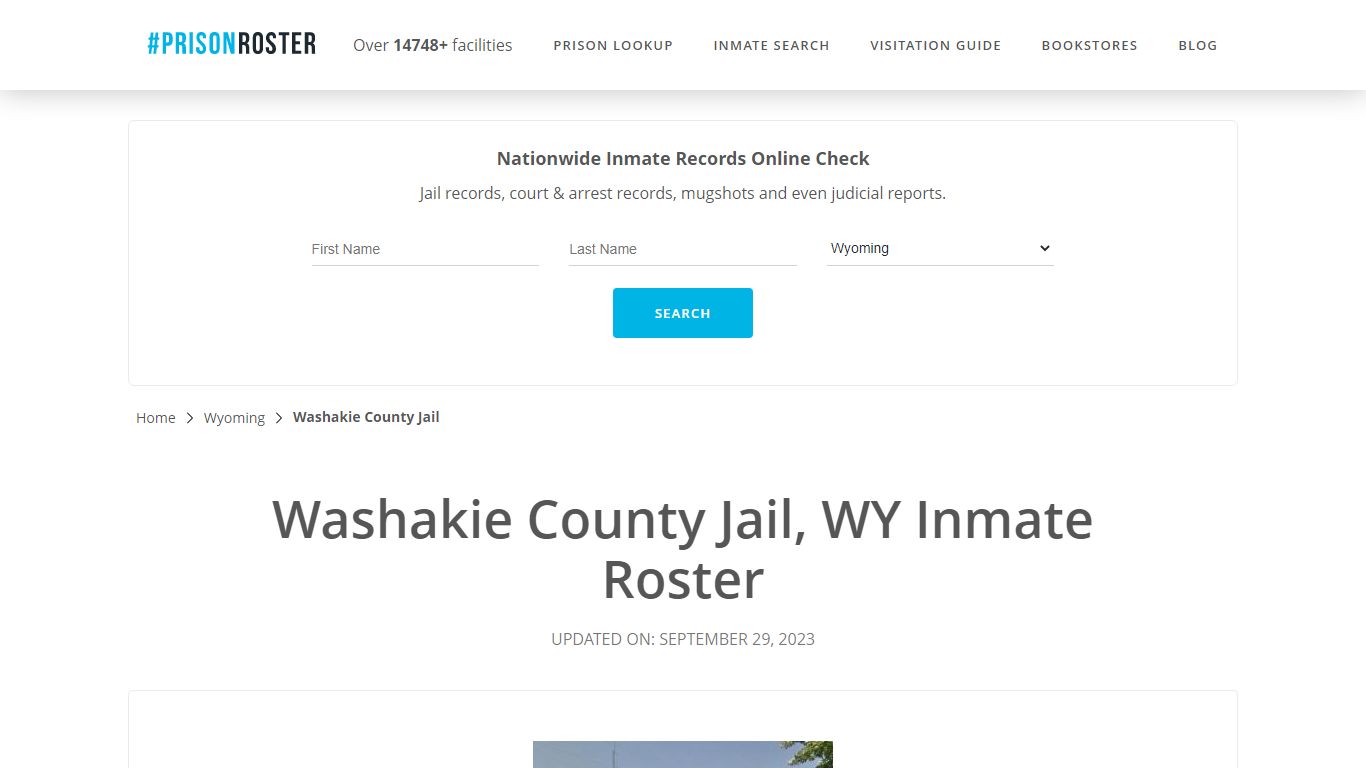 Washakie County Jail, WY Inmate Roster - Prisonroster