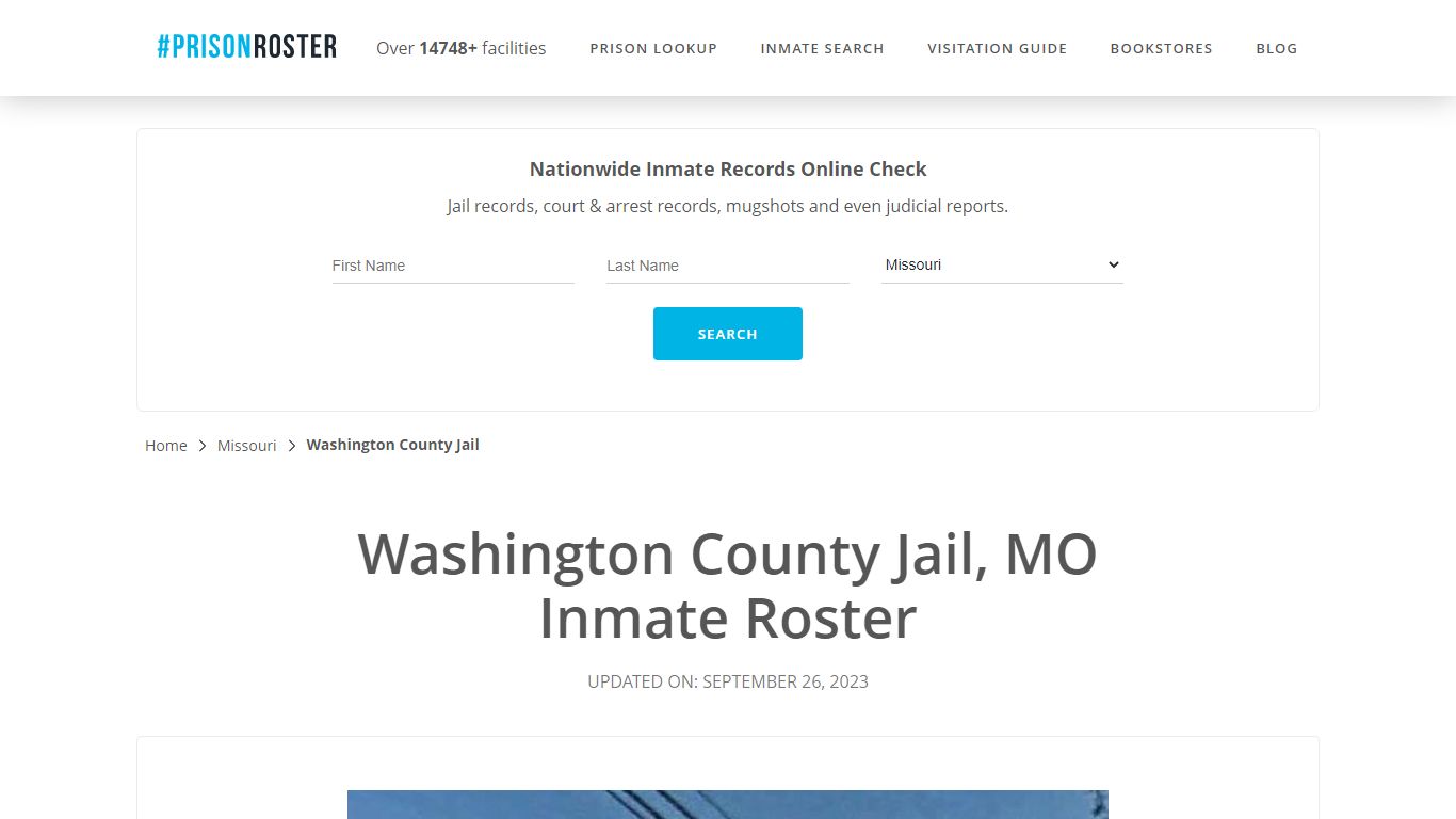 Washington County Jail, MO Inmate Roster - Prisonroster
