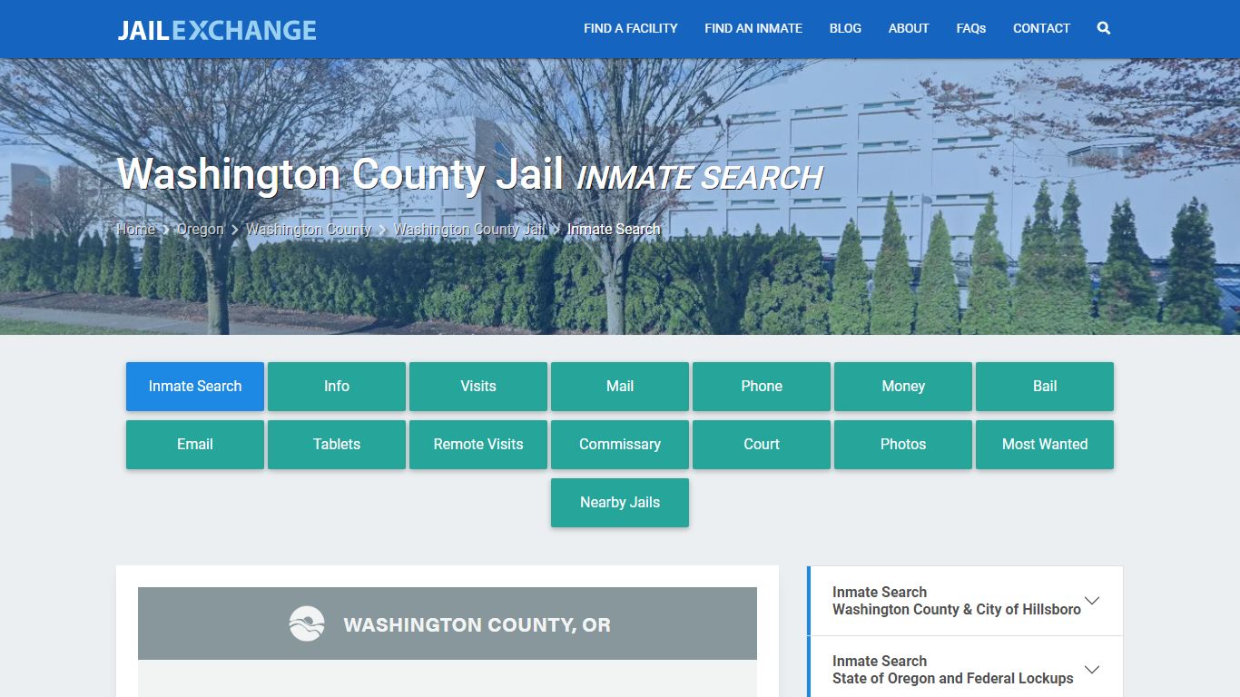 Inmate Search: Roster & Mugshots - Washington County Jail, OR