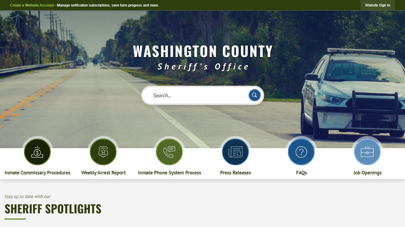 Washington County Sheriff's Department | Washington County, TN