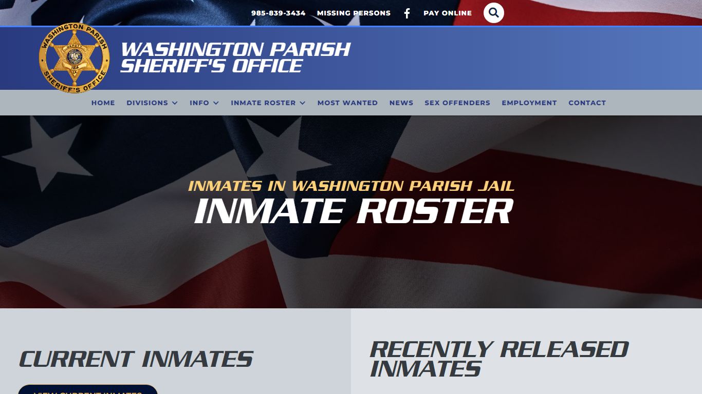 Washington Parish Inmate Roster | Current and Released Inmates and ...