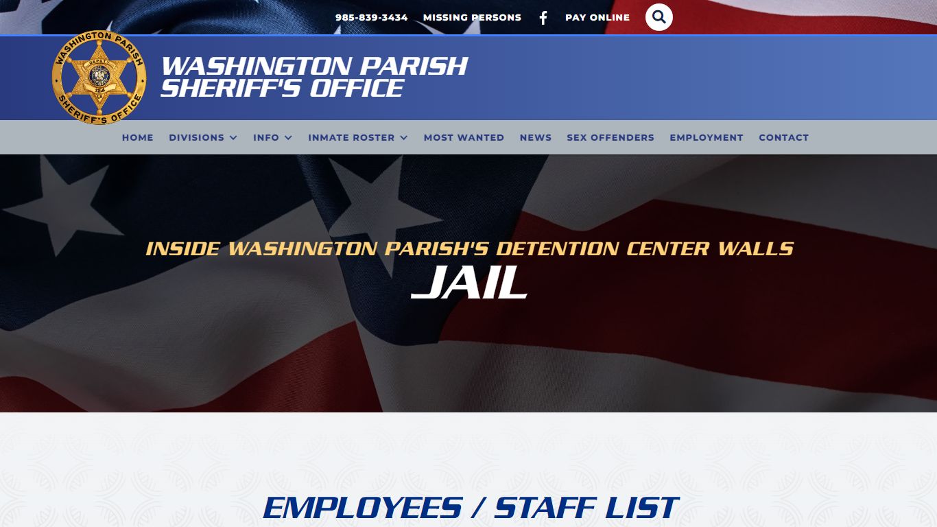 Washington Parish Sheriff's Office Jail: Ensuring Safety ... - Louisiana