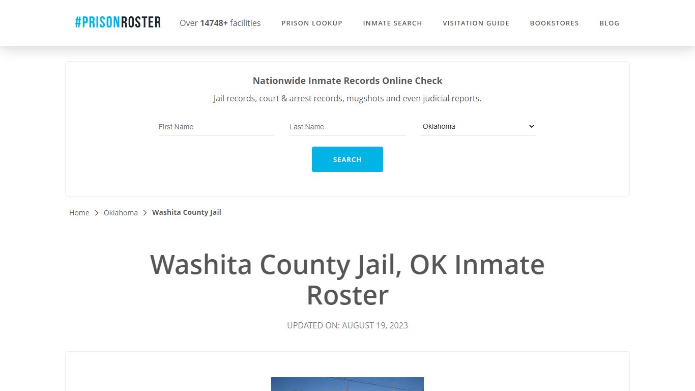 Washita County Jail, OK Inmate Roster - Prisonroster
