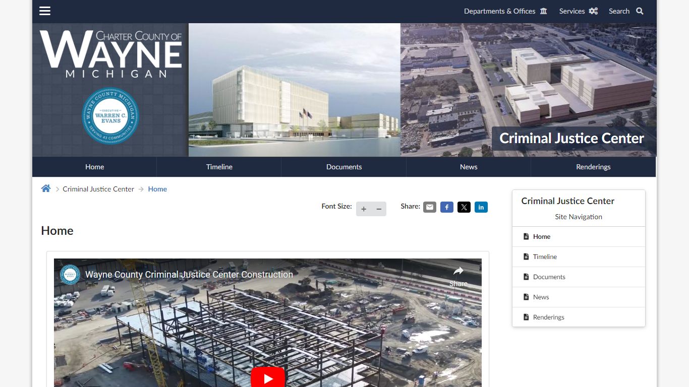 Home | Criminal Justice Center - Wayne County, Michigan