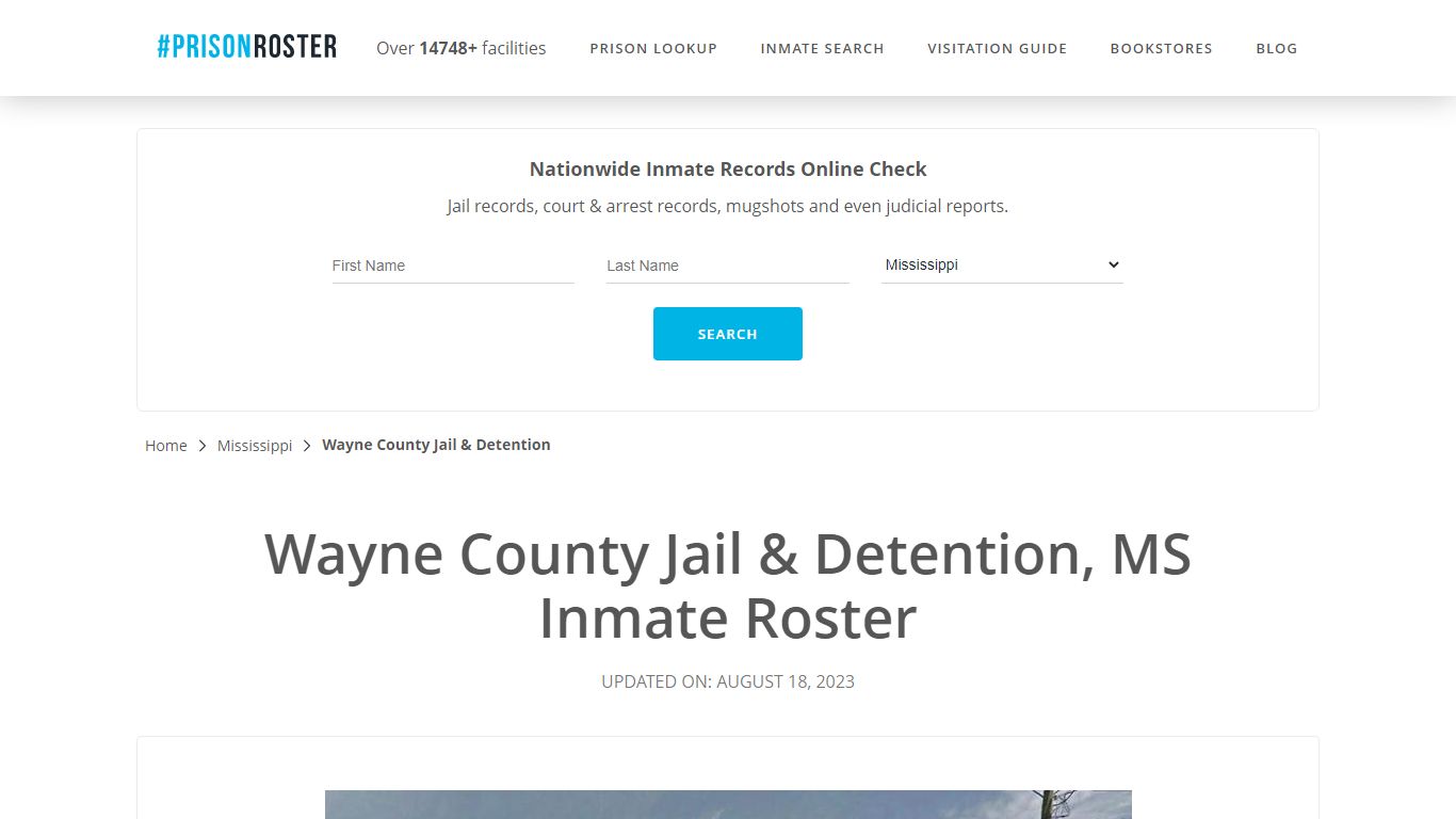 Wayne County Jail & Detention, MS Inmate Roster - Prisonroster