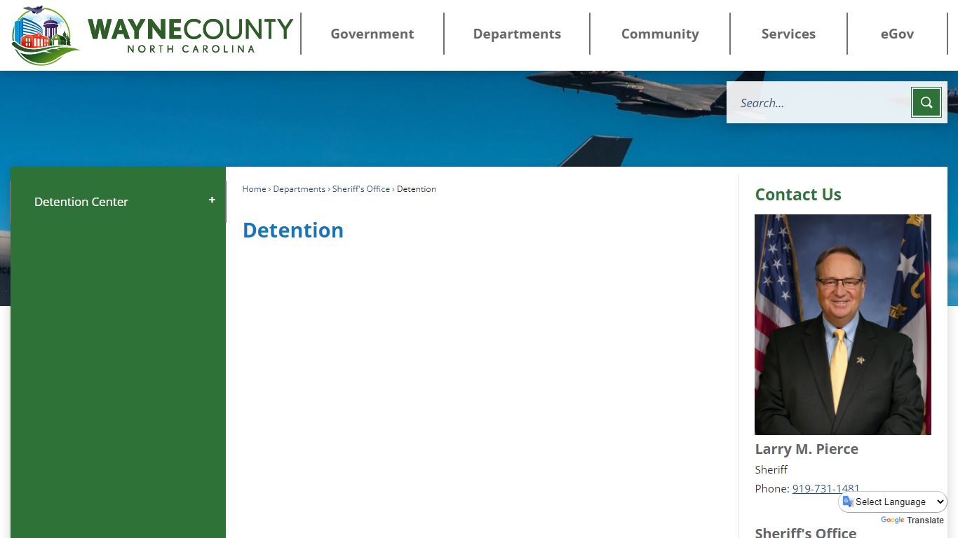 Detention | Wayne County, NC