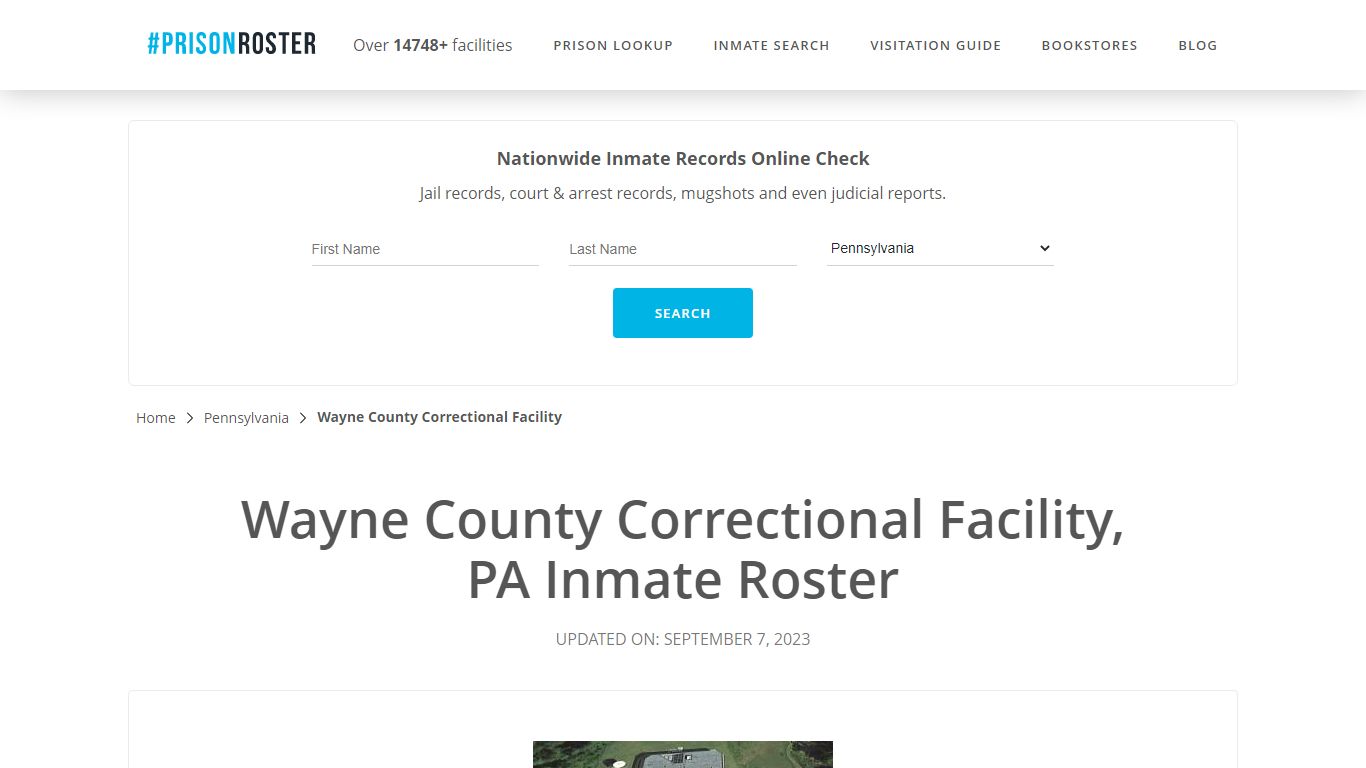 Wayne County Correctional Facility, PA Inmate Roster - Prisonroster