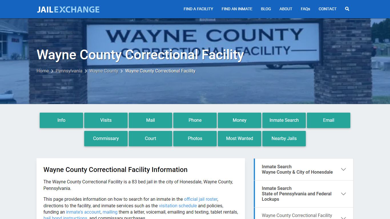 Wayne County Correctional Facility - Jail Exchange