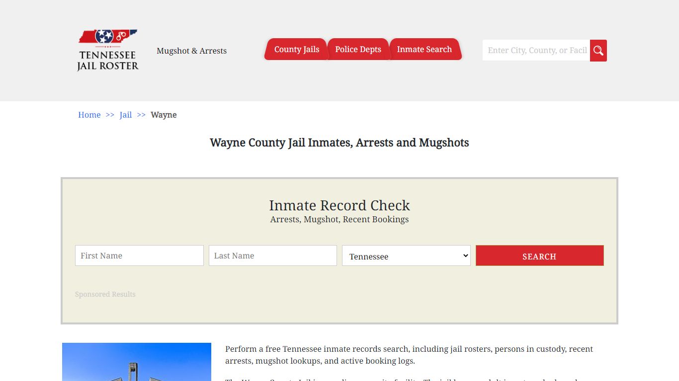 Wayne County Jail Inmates, Arrests and Mugshots - Jail Roster Search