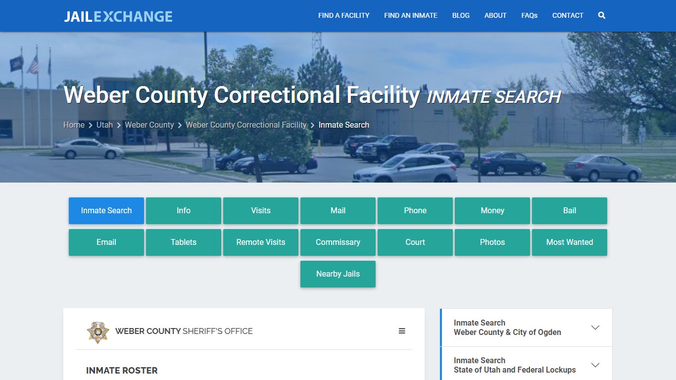 Weber County Correctional Facility Inmate Search - Jail Exchange