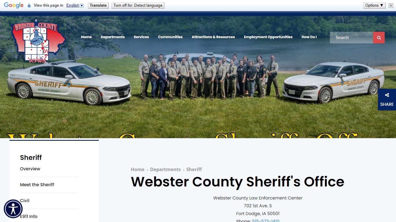 Webster County Sheriff